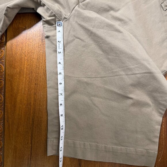 Talbots Long Shorts Stretch Tan Size 12 - Picture 6 of 6